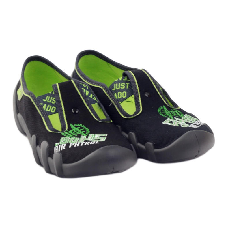 Befado chaussures pour enfants 290y162 vert le noir 4