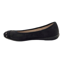 Befado chaussures pour femmes ballerines pantoufles 309q015 le noir 2 Befado chaussures pour femmes ballerines pantoufles 309q015 le noir 2