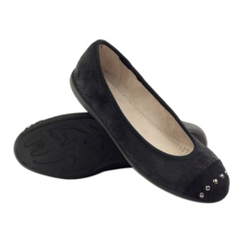 Befado chaussures pour femmes ballerines pantoufles 309q015 le noir 3 Befado chaussures pour femmes ballerines pantoufles 309q015 le noir 3