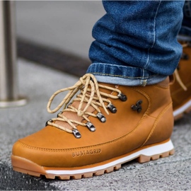 Bottes de randonnée en cuir Outback Bustagrip M MRM1E orange jaune 11