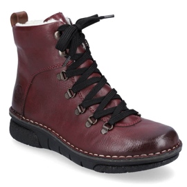 Bottes isolées confortables Rieker W RKR559 rouge 24