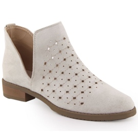 M.Daszyński Bottes ouvertes M. Daszyński San12b Beige 12