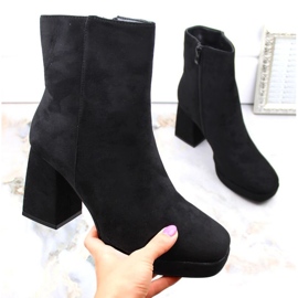 Bottines en daim Jezzi W JEZ411A, noir le noir 11