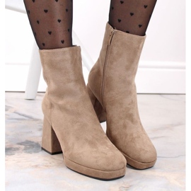 Bottines en daim Jezzi W JEZ411B, beige 11