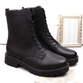Rieker Bottes en cuir isolées confortables Remonte W RKR622 noir le noir 8