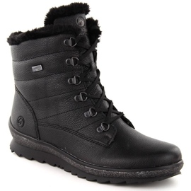 Rieker Bottes isolées en cuir Remonte W RKR629B noir le noir 28