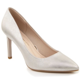 Escarpins Sergio Leone 1339 en daim beige 11