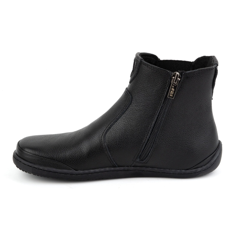 Olivier Bottines Chelsea femme pieds nus avec fermeture éclair, isolées 1263, noires le noir 2 Olivier Bottines Chelsea femme pieds nus avec fermeture éclair, isolées 1263, noires le noir 2