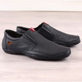 Rieker 06367 Chaussures bleues bleu marine de la marine masculine 1