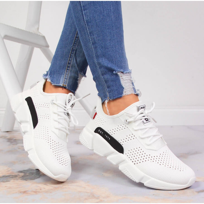 White Big Star JJ274271 chaussures de sport en textile blanc 1