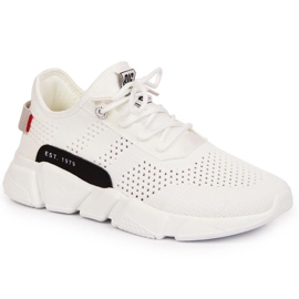 White Big Star JJ274271 chaussures de sport en textile blanc 2