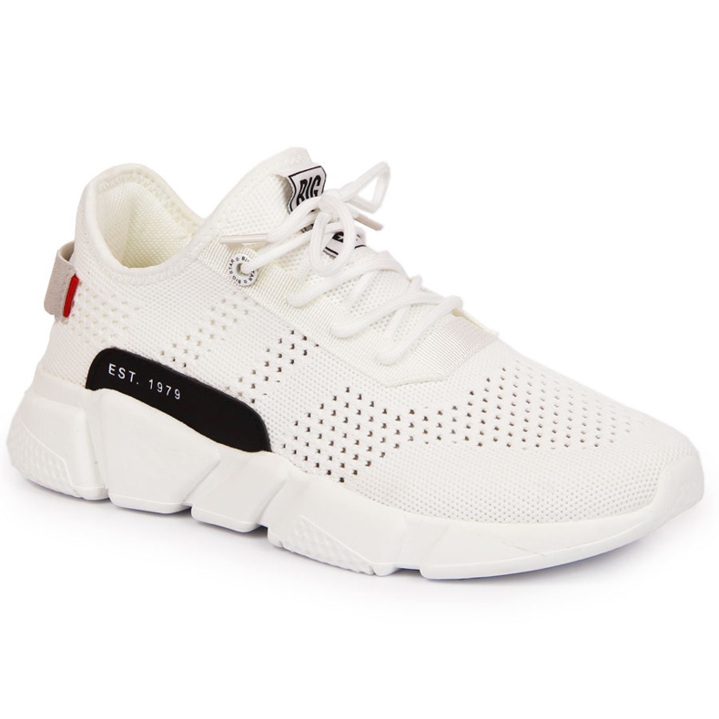 White Big Star JJ274271 chaussures de sport en textile blanc 2