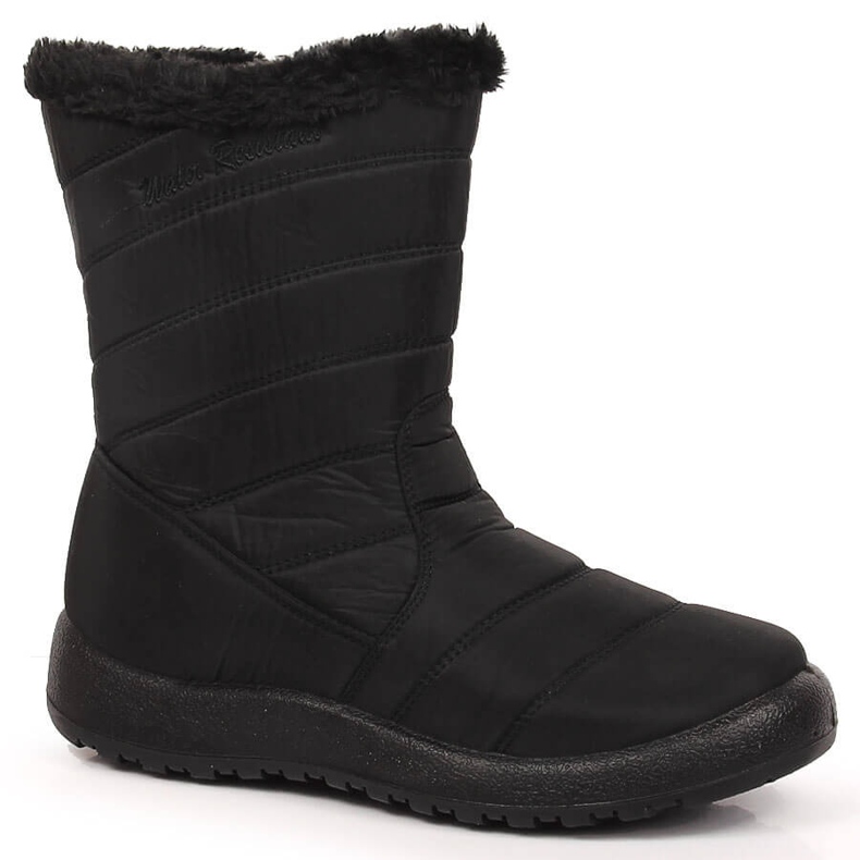 News Bottes de neige imperméables pour femmes haute isolation noir le noir 1