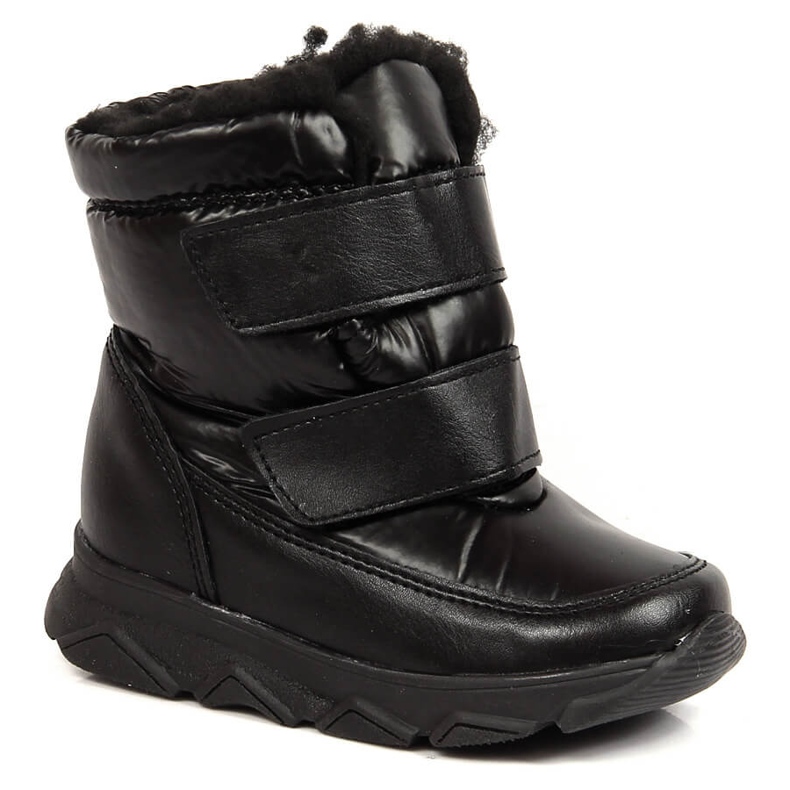 Bottes de neige imperméables avec une membrane noire Kornecki 6895 le noir 1