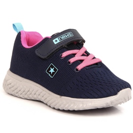 News Chaussures sport résille bleu marine fille 2