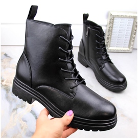 Bottines isolées noires pour femmes Vinceza 58109 2
