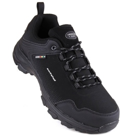 Chaussures de sport softshell de trekking pour jeunes American Club noires le noir 1