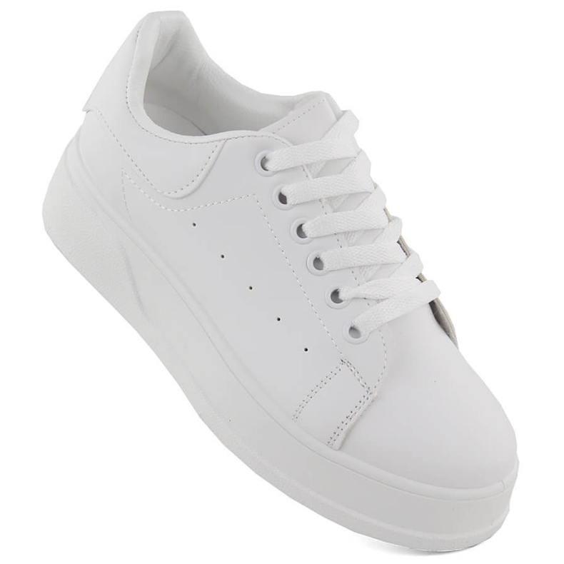 Chaussures de sport plateforme blanches pour femmes Sabatina 0974 1