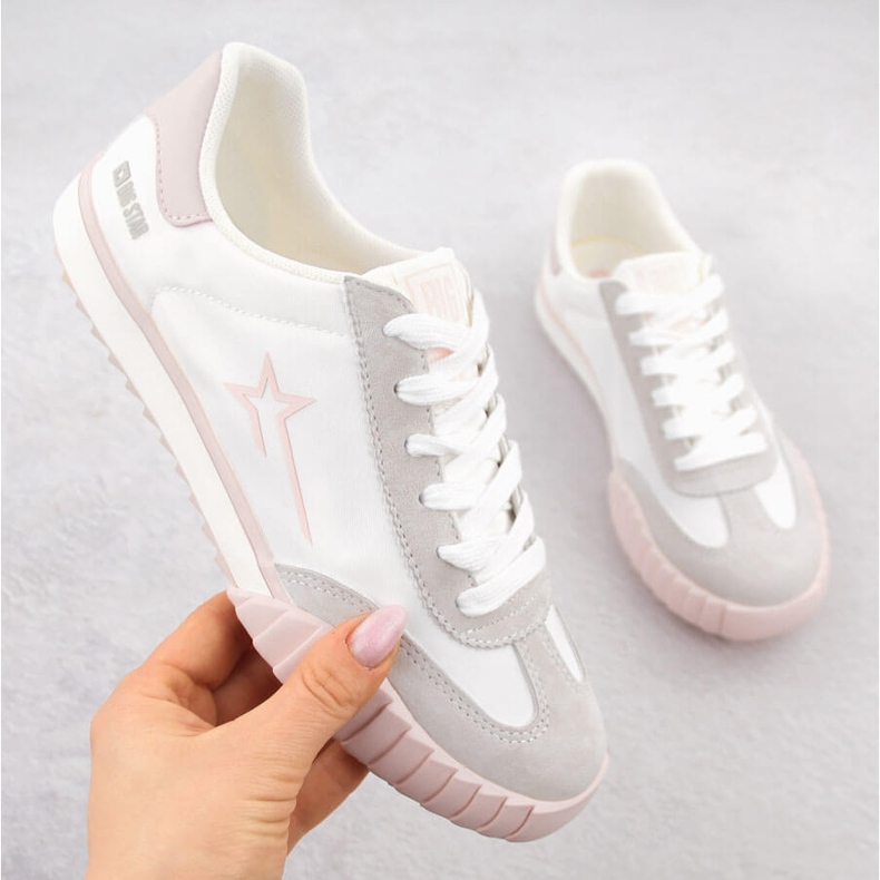 Chaussures de sport blanches Big Star NN274868 1