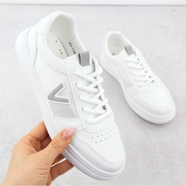Chaussures de sport pour femmes avec un maillage blanc Vinceza 13627 blanche 1 Chaussures de sport pour femmes avec un maillage blanc Vinceza 13627 blanche 1
