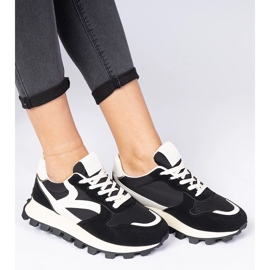 Baskets de sport noires pour femmes le noir 2
