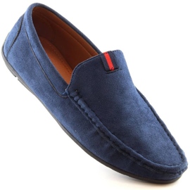 Mocassins McKeylor en daim M 2260 JAN208B bleu 8