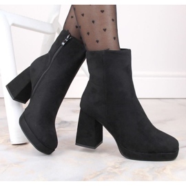 Bottines en daim Jezzi W JEZ411A, noir le noir 13