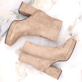 Bottines en daim Jezzi W JEZ411B, beige 13