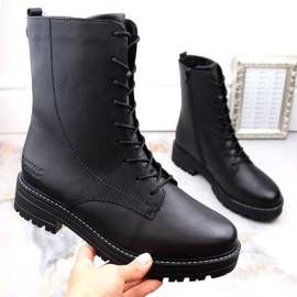 Rieker Bottes en cuir isolées confortables Remonte W RKR622 noir le noir 10