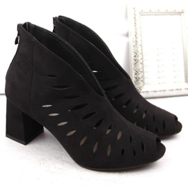 Bottines en daim Potocki W WOL225A, noir le noir 14
