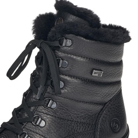 Rieker Bottes isolées en cuir Remonte W RKR629B noir le noir 30