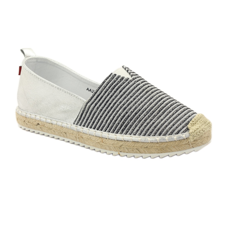 Big Star Espadrilles ballerines grandes étoiles 274194 le noir brun gris 1