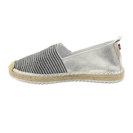 Big Star Espadrilles ballerines grandes étoiles 274194 le noir brun gris 2