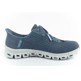 Skechers Glide-Step 104571 / Slt Chaussures avec une membrane bleu 3