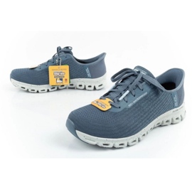 Skechers Glide-Step 104571 / Slt Chaussures avec une membrane bleu 7