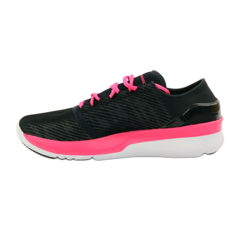 Chaussures de course Under Armour Speedform Turbulence le noir rose 2