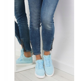 Baskets femme en daim bleu NB171P Bleu 1 Baskets femme en daim bleu NB171P Bleu 1