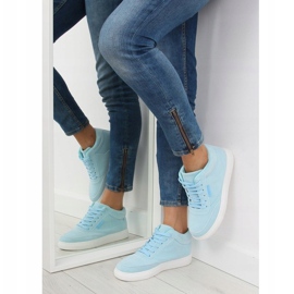 Baskets femme en daim bleu NB171P Bleu 2 Baskets femme en daim bleu NB171P Bleu 2