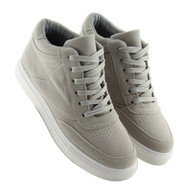 Baskets femme en daim gris LT.GRAY 5