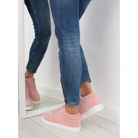 Baskets femme en daim rose NB171P Rose 6