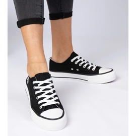 Baskets classiques noires pour femmes le noir 1