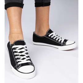 Baskets classiques noires pour femmes le noir 1
