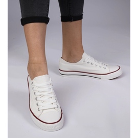 Baskets féminines classiques blanches 2