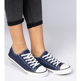 Navy Classic Women's Sneakers bleu 1