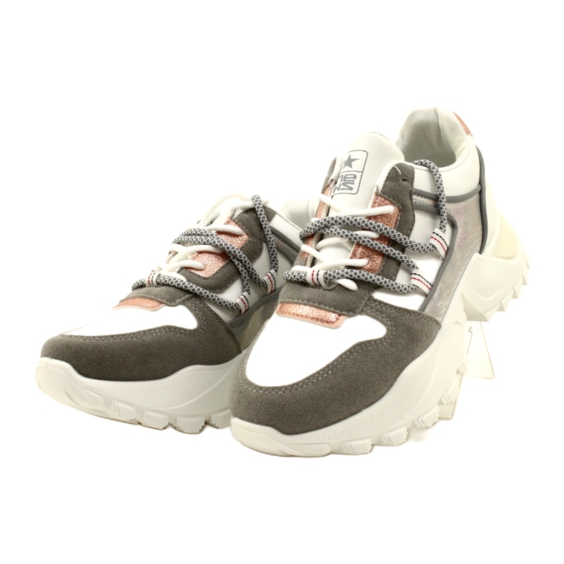 News Sneakers de chaussures de sport pour femmes 21SP26-3973 Blanc blanche 7