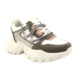 News Sneakers de chaussures de sport pour femmes 21SP26-3973 Blanc 5