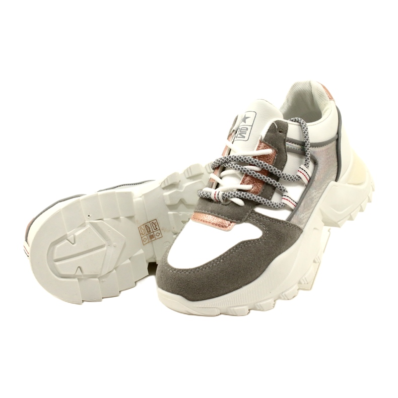 News Sneakers de chaussures de sport pour femmes 21SP26-3973 Blanc 8