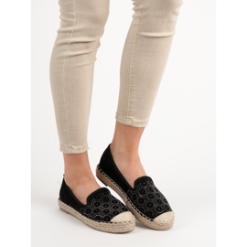 Espadrilles à enfiler Vices noir 1