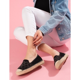 Espadrilles à enfiler Vices le noir 3