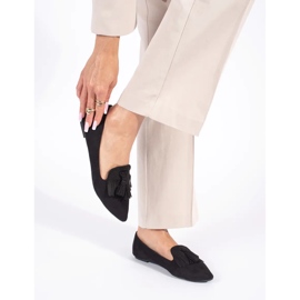 Mocassins à franges le noir 1